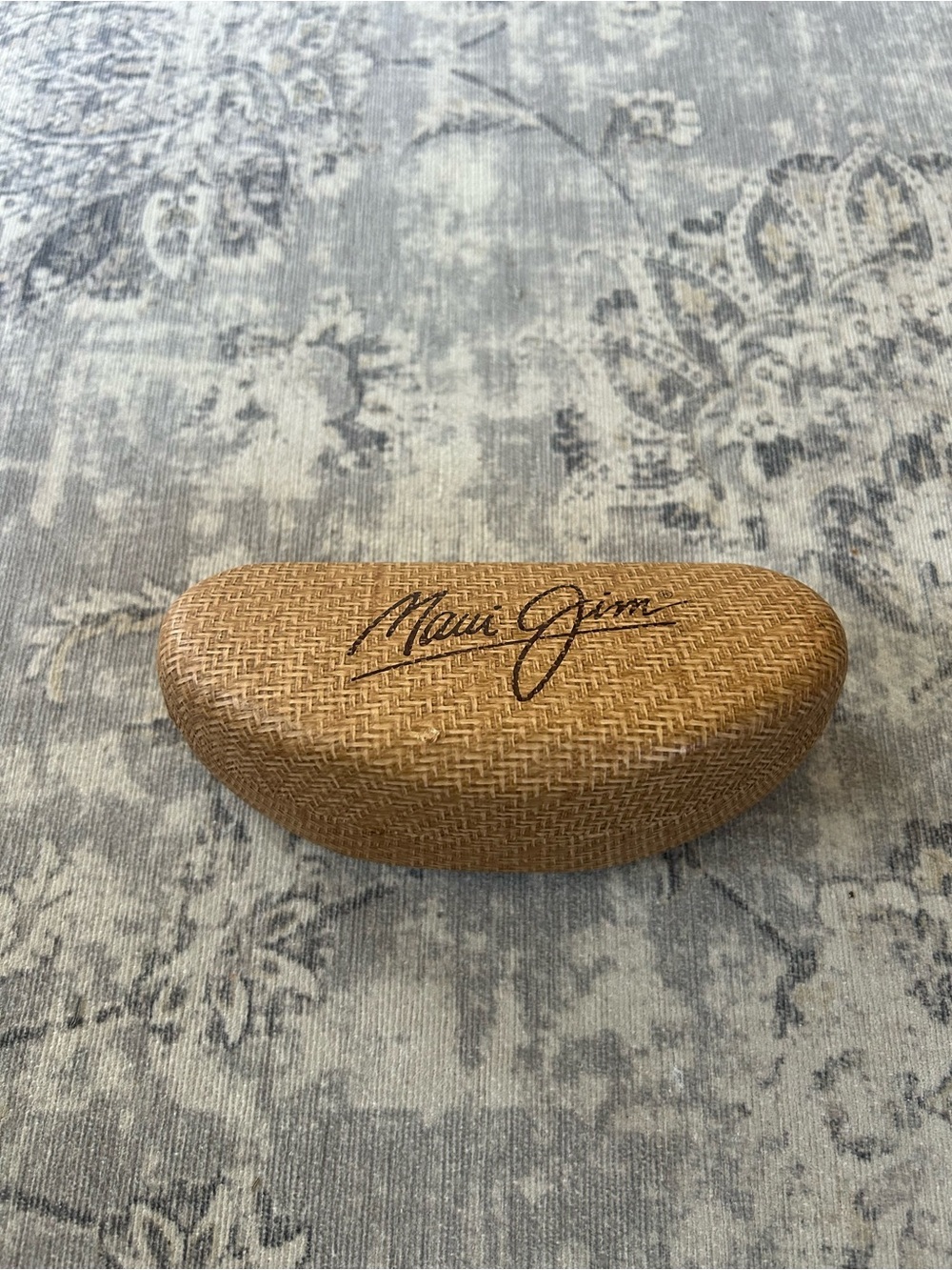 Maui Jim Woven Light Brown Sunglasses Case